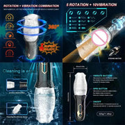 Dual Stimulation Mode Male Masturbator with USB Charging – additional product view 2