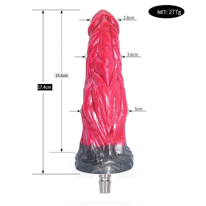 Colour and variant options available for rough beast silicone animal toy for ultimate pleasure experience