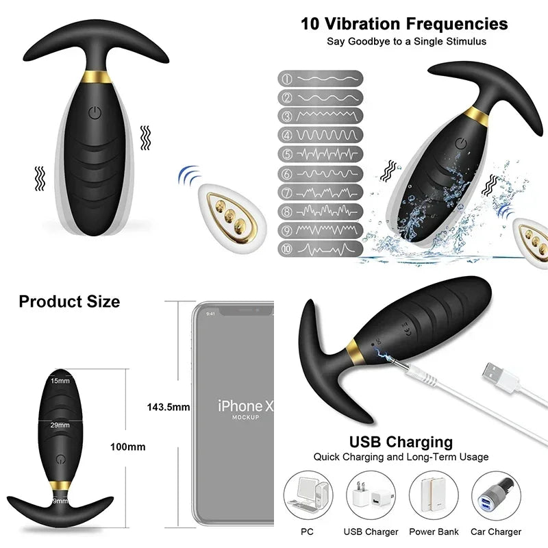 Size comparison of adult plug with scale reference