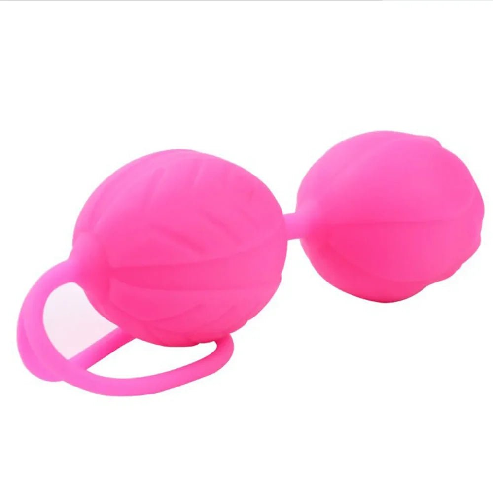 Side profile of kegel trainer showing shape