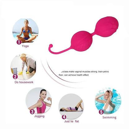 Size comparison of kegel exercise device