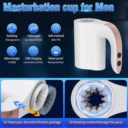 Side profile of male pleasure device