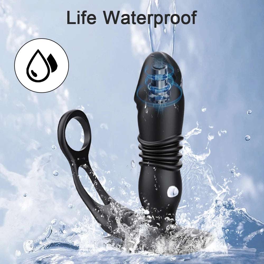 Telescopic plug in extended position