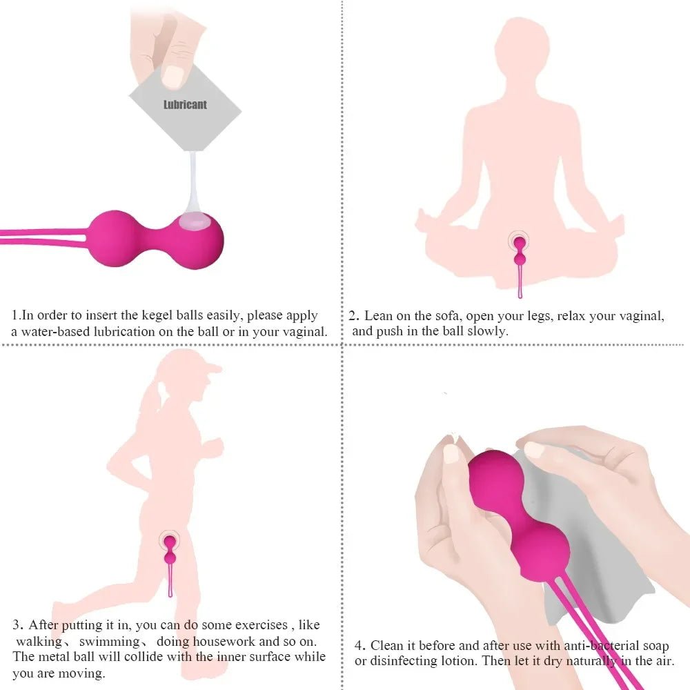 Kegel device with USB charging cable included