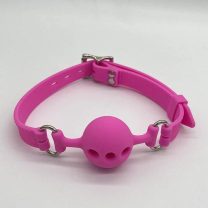 Soft Silicone Mouth Gag Ball Bdsm Oral Fixation Restraints