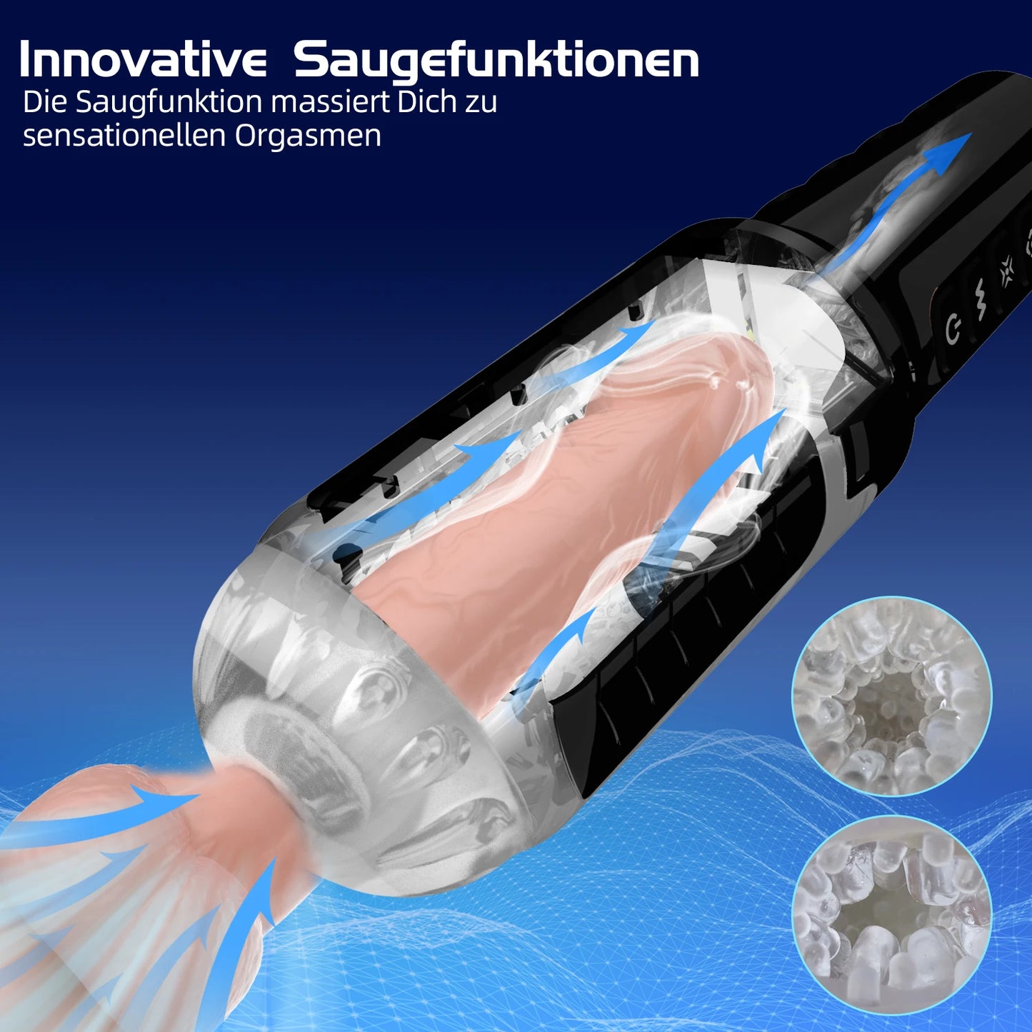 Size comparison of male pleasure device