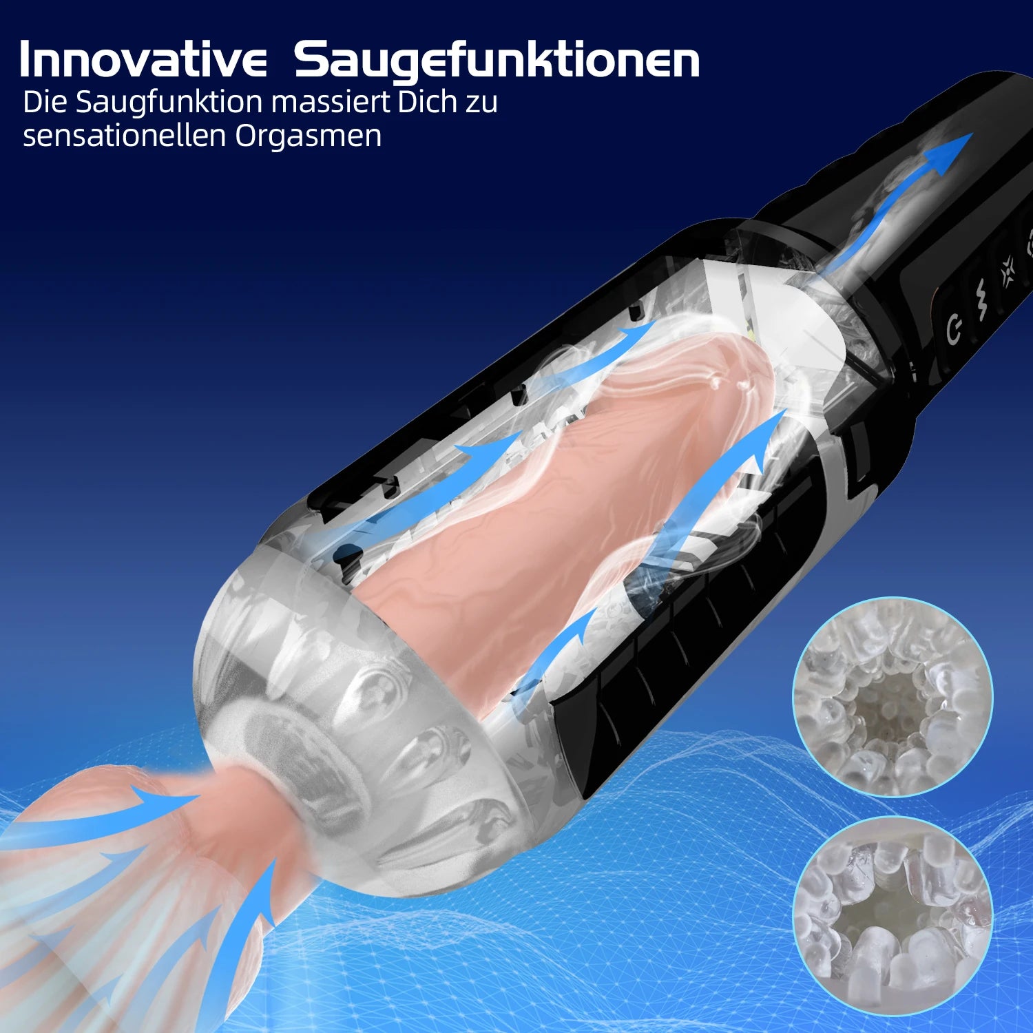 Size comparison of male pleasure device