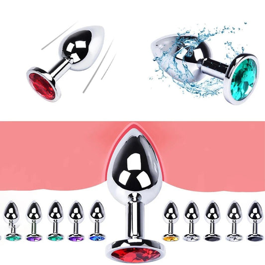 Mini Metal Butt Plug – Smooth Stainless Steel Anal Toy for Beginners