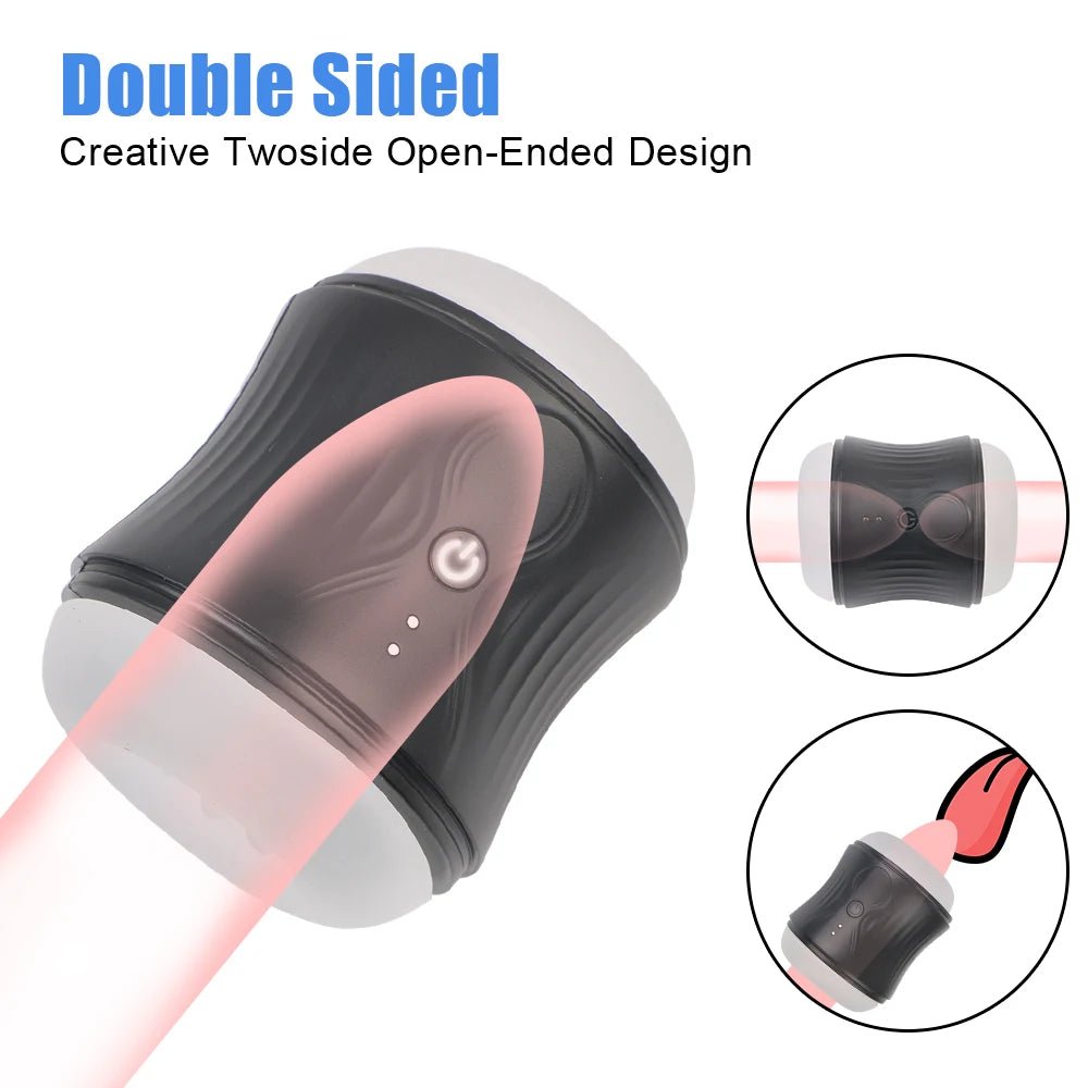 Side profile of male pleasure device