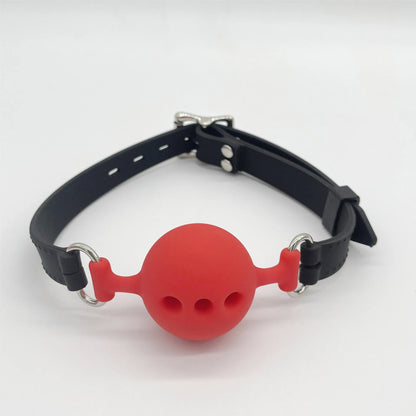 Soft Silicone Mouth Gag Ball Bdsm Oral Fixation Restraints
