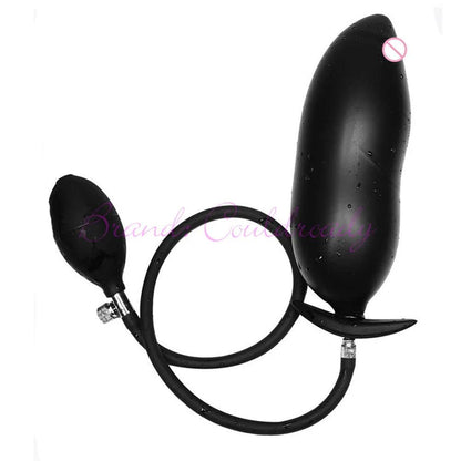 Close-up of material texture and finish on inflatable silicone for ultimate pleasure experience device