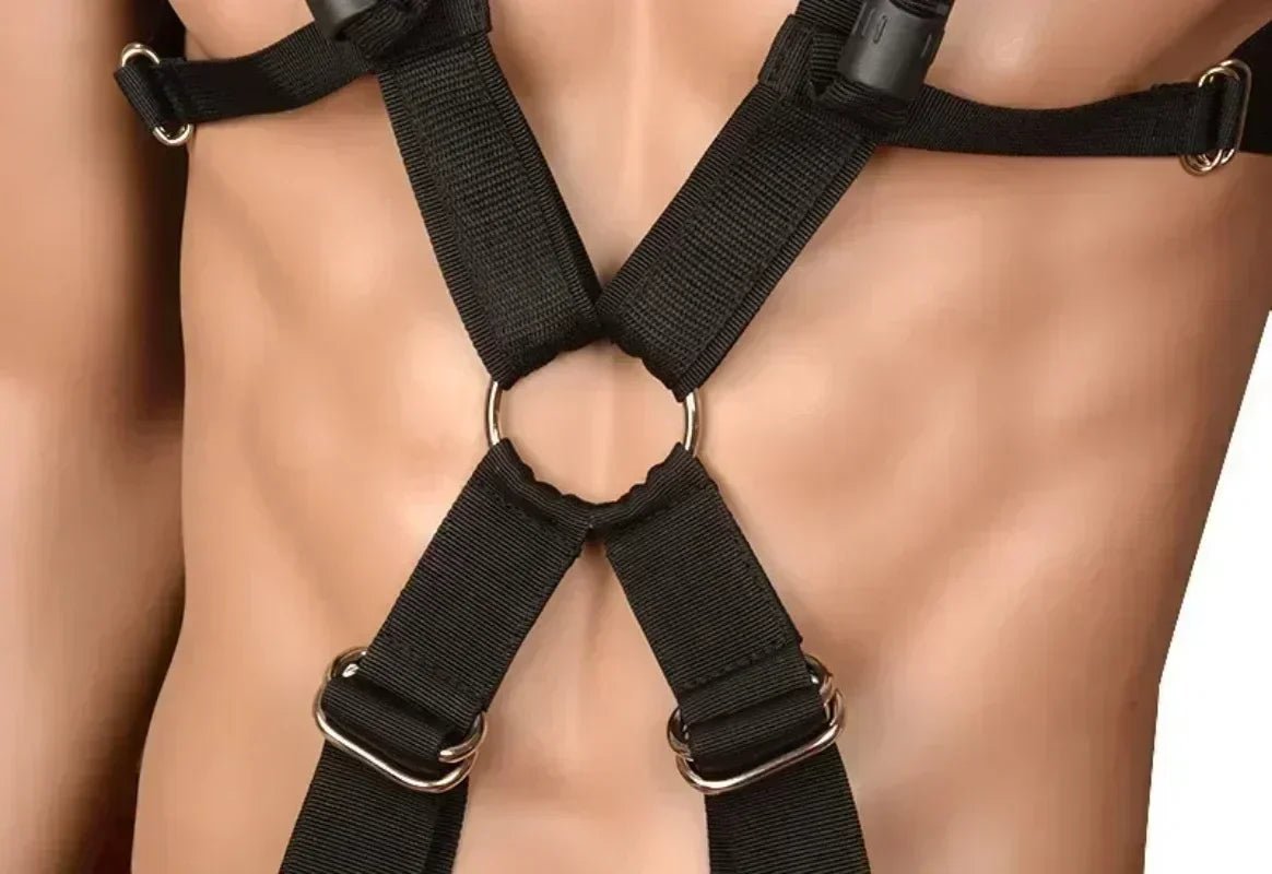 Adjustable Bondage Restraint System Nylon Belt Set For Couples