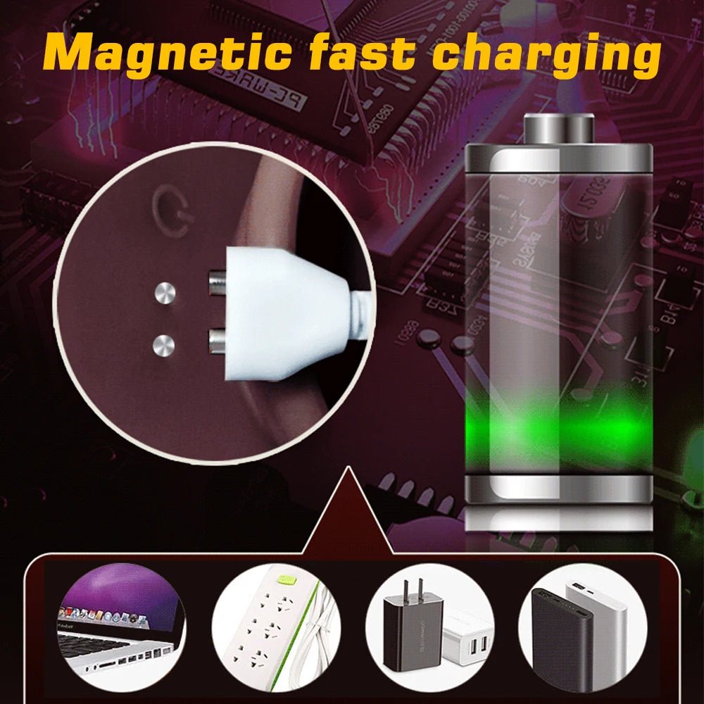 Control button and charging port detail