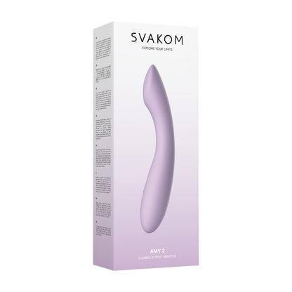 Svakom Amy 2 G-Spot and Clitoral Vibrator Lilac