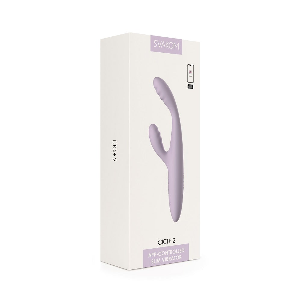 Svakom Cici+ 2 App Controlled Slim Rabbit Vibrator