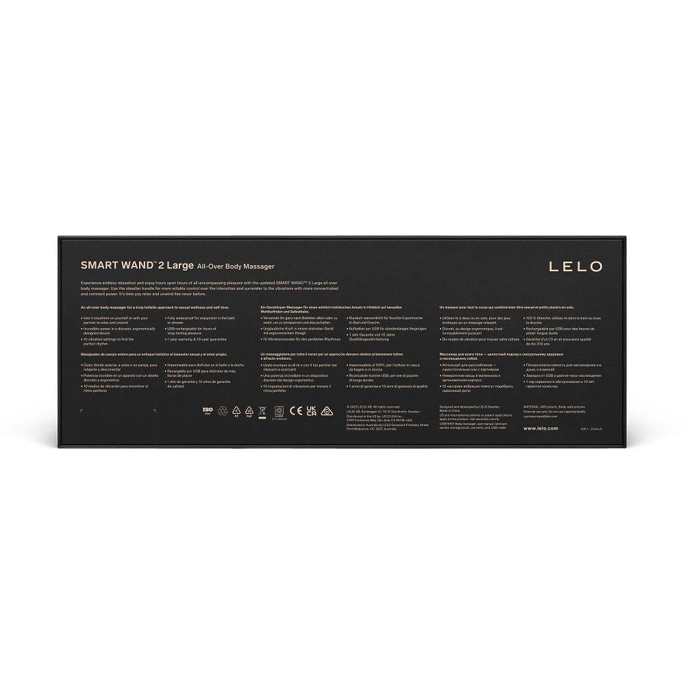 LELO Smart Wand 2 Large Aqua