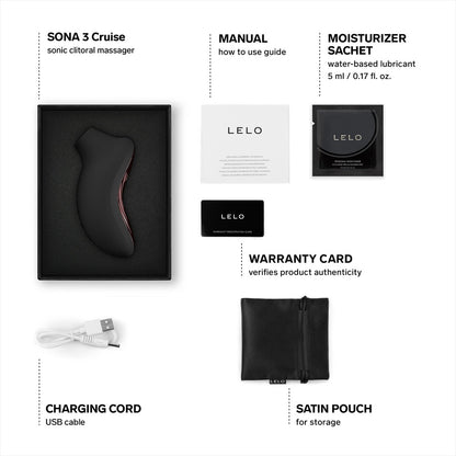 LELO Sona 3 Cruise Clitoral Massager Black