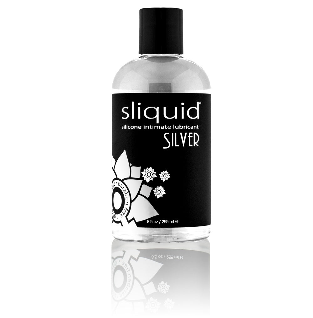 Sliquid Naturals Silver Silicone Lubricant-255ml