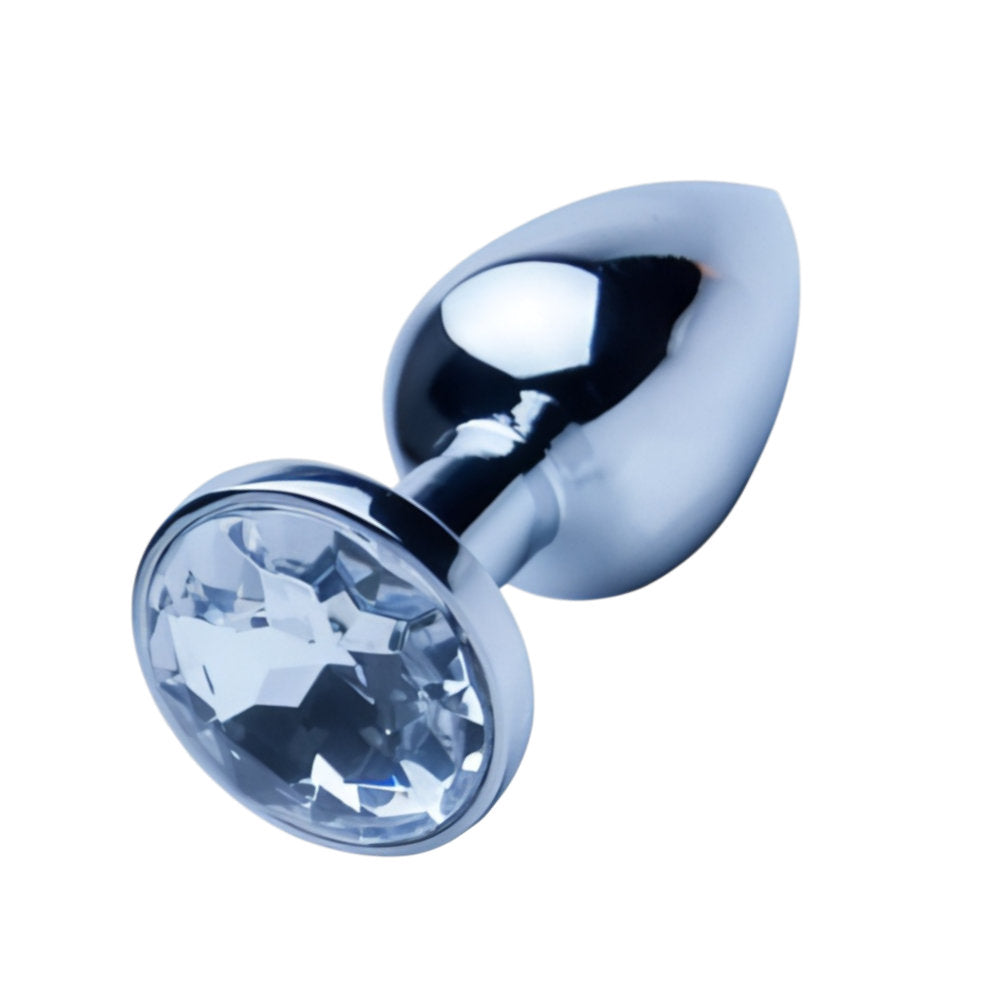 Precious Metals Silver Butt Plug-Small
